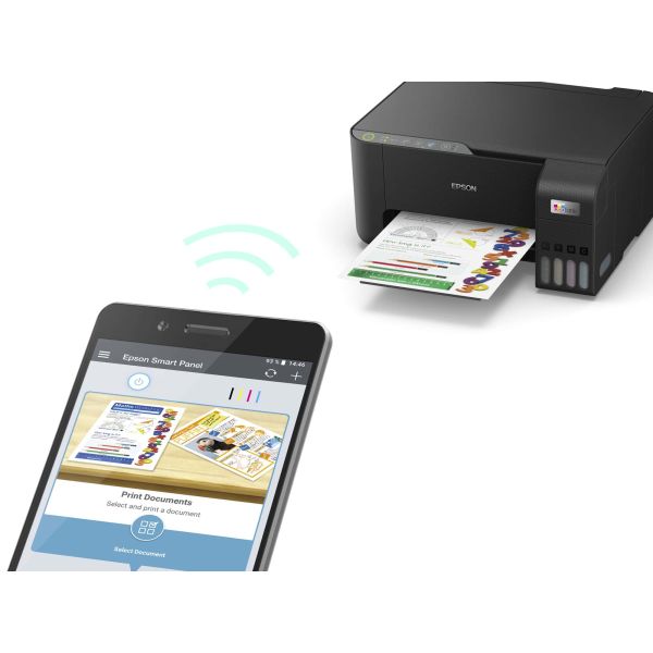 Epson EcoTank ET-2814 A4 multifunctionele Wi-Fi-printer met inkttank, inclusief tot 3 jaar inkt (C11CJ67416)