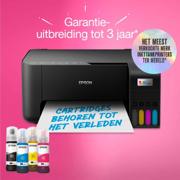 Epson EcoTank ET-2814 A4 multifunctionele Wi-Fi-printer met inkttank, inclusief tot 3 jaar inkt (C11CJ67416)