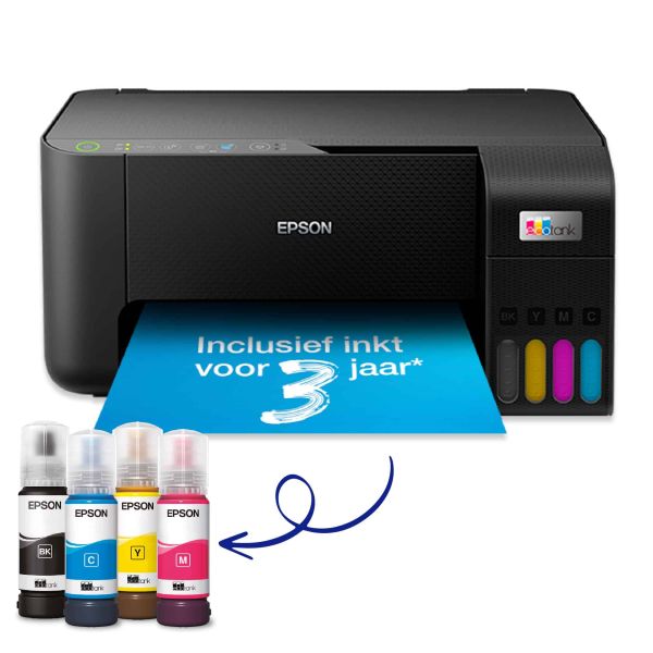 Epson EcoTank ET-2814 A4 multifunctionele Wi-Fi-printer met inkttank, inclusief tot 3 jaar inkt (C11CJ67416)
