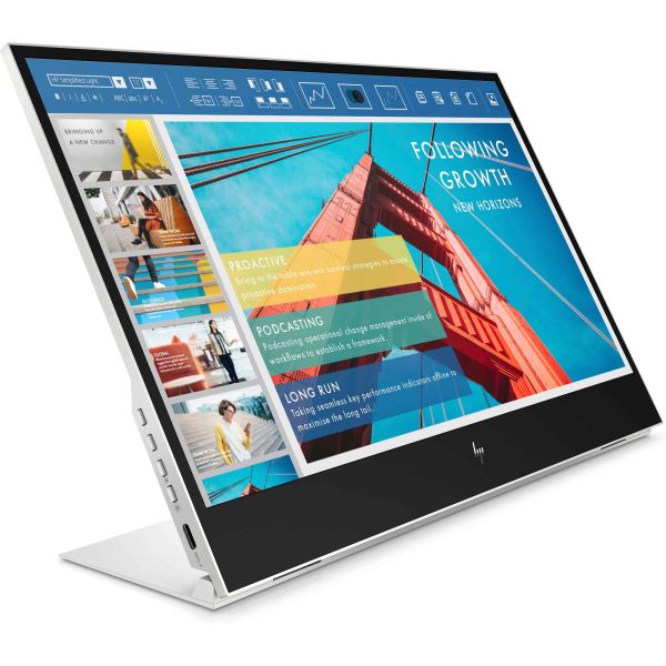 HP E-Series E14 G4 computer monitor 35,6 cm (14") 1920 x 1080 Pixels Full HD LED Wit (1BO65AA#ABB)