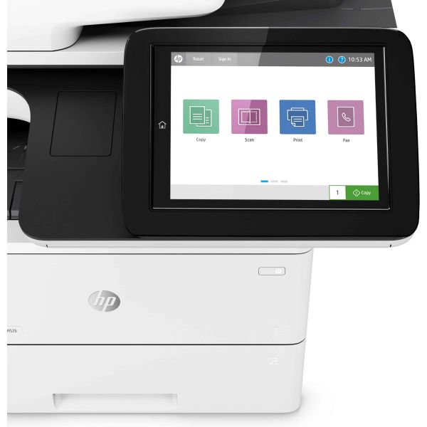 HP LaserJet Enterprise MFP M528f, Printen, kopiëren, scannen, faxen, Printen via usb-poort aan voorzijde; Scannen naar e-mail; Dubbelzijdig printen; Dubbelzijdig scannen (M528F)