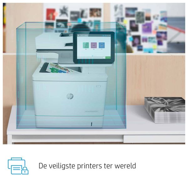 HP Color LaserJet Enterprise MFP M578dn, Afdrukken, kopiëren, scannen, faxen (optie), Dubbelzijdig printen; Automatische invoer voor 100 vellen; Energiezuinig (M578DN)
