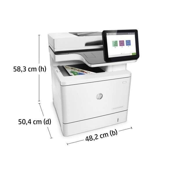 HP Color LaserJet Enterprise MFP M578dn, Afdrukken, kopiëren, scannen, faxen (optie), Dubbelzijdig printen; Automatische invoer voor 100 vellen; Energiezuinig (M578DN)