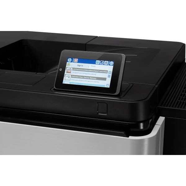 HP LaserJet Enterprise M806dn printer, Zwart-wit, Printer voor Bedrijf, Afdrukken, Printen via de USB-poort aan voorzijde; Dubbelzijdig printen (M806DN) 1/3