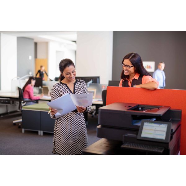 HP Color LaserJet Enterprise Flow M880z+ multifunctionele printer, Printen, kopiëren, scannen, faxen, Invoer voor 200 vel; Printen via USB-poort aan voorzijde; Scans naar e-mail/pdf; Dubbelzijdig printen (M880Z+)