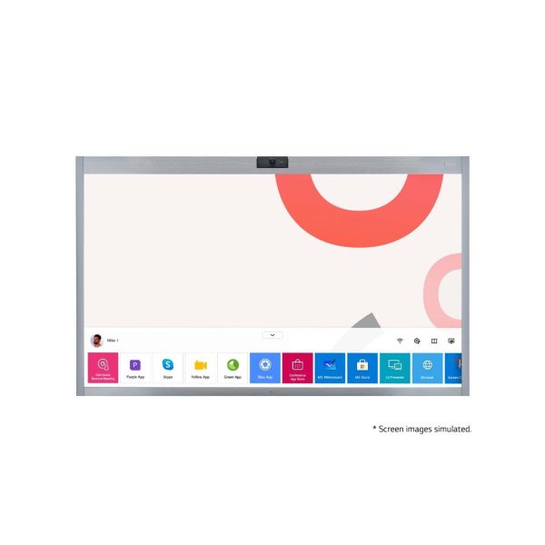 LG 55CT5WJ-B beeldkrant Interactief flatscreen 139,7 cm (55") IPS Wifi 450 cd/m² 4K Ultra HD Zilver Touchscreen Type processor Windows 10 IoT Enterprise (55CT5WJ-B)