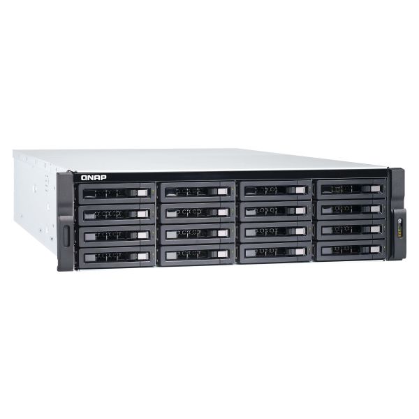 QNAP TS-1677XU-RP NAS Rack (3U) AMD Ryzen™ 7 2700 16 GB DDR4 QNAP Turbo System Zwart (TS-1677XU-RP-2700-16G)
