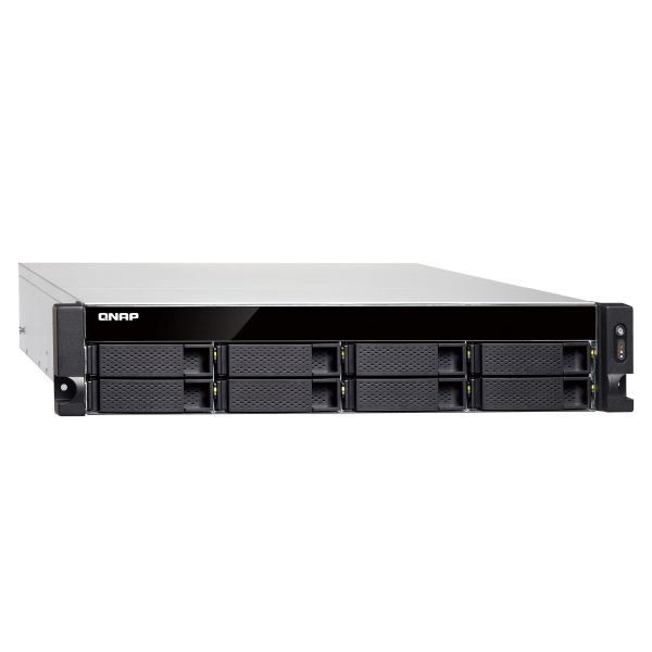 QNAP TS-877XU NAS Rack (2U) AMD Ryzen™ 3 1200 4 GB DDR4 QNAP Turbo System Zwart (TS-877XU-1200-4G)