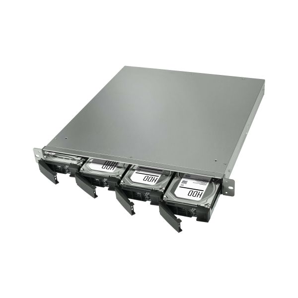 QNAP TS-977XU-RP NAS Rack (1U) AMD Ryzen™ 5 2600 8 GB DDR4 QNAP Turbo System Zwart (TS-977XU-RP-2600-8G)