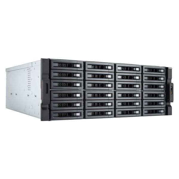 QNAP TVS-2472XU-RP NAS Rack (4U) Intel® Core™ i5 i5-8500 8 GB DDR4 QNAP Turbo System Zwart (TVS-2472XU-RP-I5-8G)