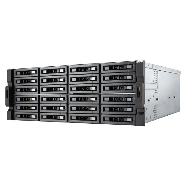 QNAP TVS-2472XU-RP NAS Rack (4U) Intel® Core™ i5 i5-8500 8 GB DDR4 QNAP Turbo System Zwart (TVS-2472XU-RP-I5-8G)