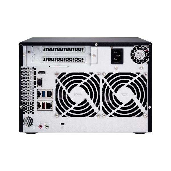 QNAP TVS-672N NAS Tower Intel® Core™ i3 i3-8100T 4 GB DDR4 QNAP Turbo System Zwart (TVS-672N-I3-4G)