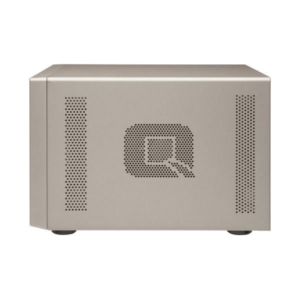 QNAP TVS-673E NAS Tower AMD Embedded R-Series SoC RX-421BD 8 GB DDR4 QNAP Turbo System Grijs (TVS-673E-8G)