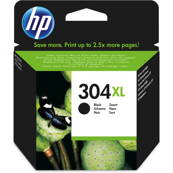 HP 304XL originele zwarte inktcartridge (N9K08AE) HP 304XL originele zwarte inktcartridge (N9K08AE)