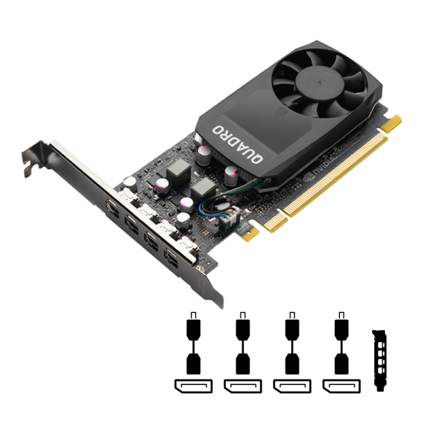 Acer VGA BD.NVIDIA.QUADRO.P1000.GDDRV.4GB.LP.PCI-EX16 (DA.P1011.003)
