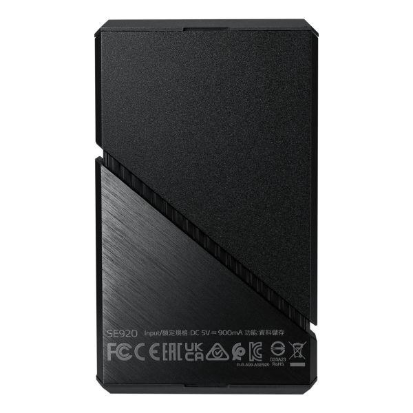 ADATA SE920 Thunderbolt technologie 4 TB USB Type-C USB4 Gen 3x2 Zwart (SE920-4TCBK)