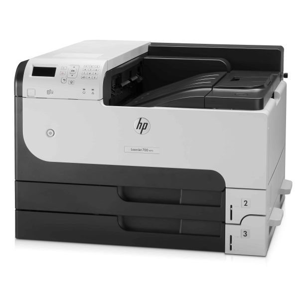 HP LaserJet Enterprise 700 printer M712dn, Zwart-wit, Printer voor Bedrijf, Print, Printen via de USB-poort aan voorzijde; Dubbelzijdig printen (M712DN)