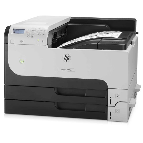 HP LaserJet Enterprise 700 printer M712dn, Zwart-wit, Printer voor Bedrijf, Print, Printen via de USB-poort aan voorzijde; Dubbelzijdig printen (M712DN)