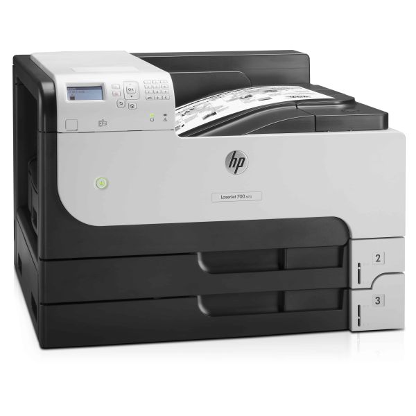 HP LaserJet Enterprise 700 printer M712dn, Zwart-wit, Printer voor Bedrijf, Print, Printen via de USB-poort aan voorzijde; Dubbelzijdig printen (M712DN)