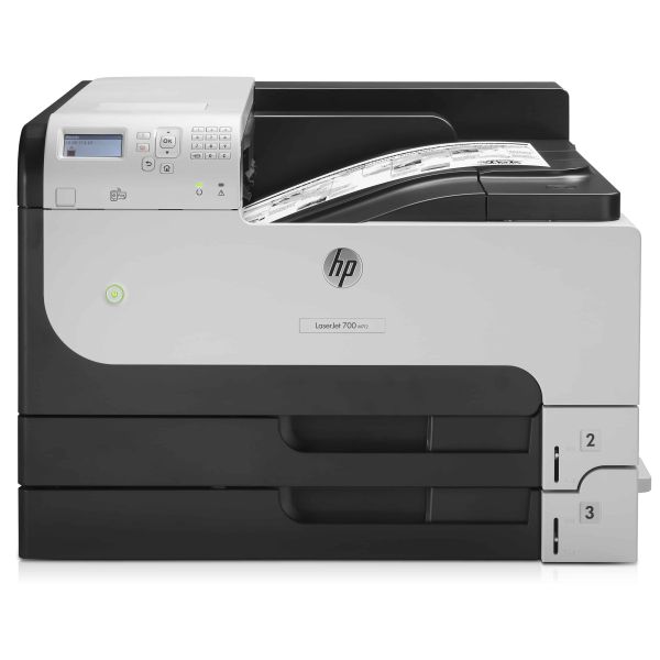 HP LaserJet Enterprise 700 printer M712dn, Zwart-wit, Printer voor Bedrijf, Print, Printen via de USB-poort aan voorzijde; Dubbelzijdig printen (M712DN)