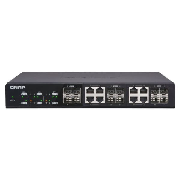 QNAP QSW-1208-8C netwerk-switch Unmanaged Zwart (QSW-1208-8C) QNAP QSW-1208-8C netwerk-switch Unmanaged Zwart (QSW-1208-8C)
