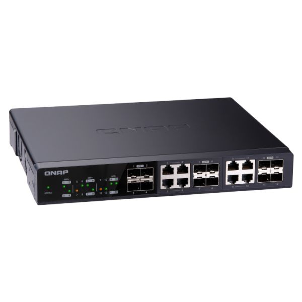 QNAP QSW-1208-8C netwerk-switch Unmanaged Zwart (QSW-1208-8C) QNAP QSW-1208-8C netwerk-switch Unmanaged Zwart (QSW-1208-8C)