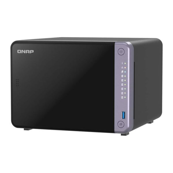 QNAP TS-632X-4G data-opslag-server NAS Tower Alpine Alpine AL-524 4 GB DDR4 QNAP QTS Zwart (TS-632X-4G)