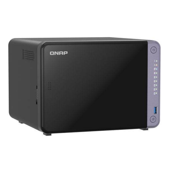 QNAP TS-632X NAS Tower Alpine Alpine AL-524 4 GB DDR4 QNAP QTS Zwart (TS-632X-4G) QNAP TS-632X NAS Tower Alpine Alpine AL-524 4 GB DDR4 QNAP QTS Zwart