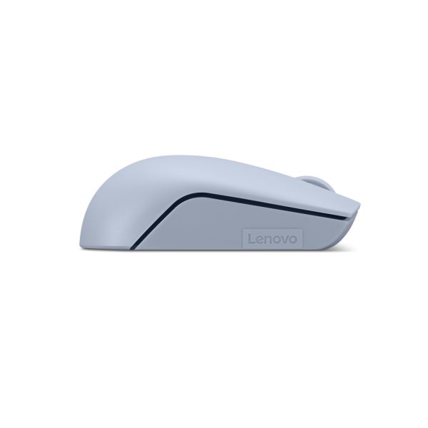 Lenovo 300 Wireless Compact Maus Kabellos Optisch Blau 3 Tasten 1000 dpi muis Kantoor Ambidextrous RF Draadloos (GY51L15679)
