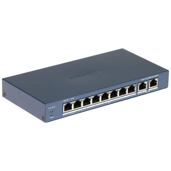 Hikvision DS-3E1310HP-EI Smart PoE Switch 10/100Mbps (DS-3E1310HP-EI)
