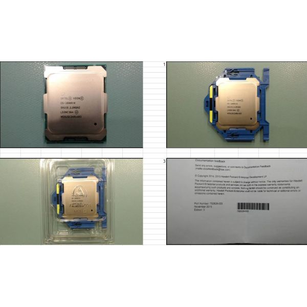 Intel Xeon E5-2699v4 22-Core 2.2GHz Processor (833646-B21)