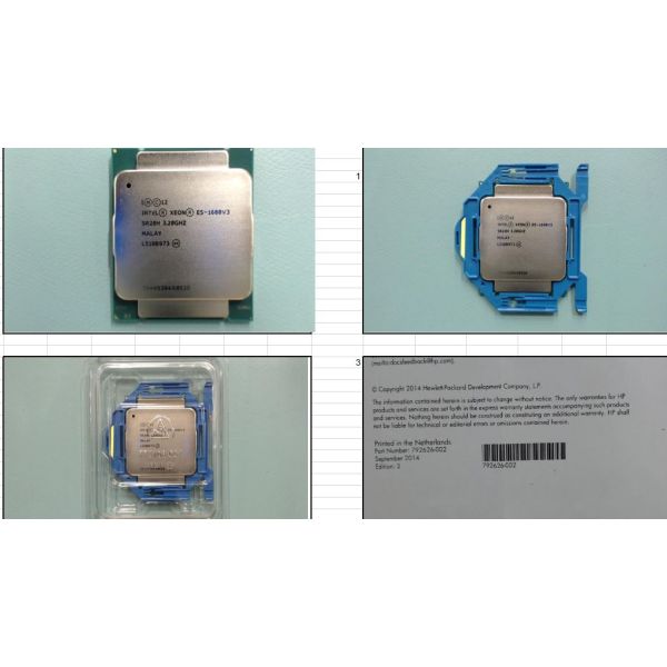 HP SPS-PRO HSW E5-1680v3 8C 3.2GHz 140W (845123-B21)
