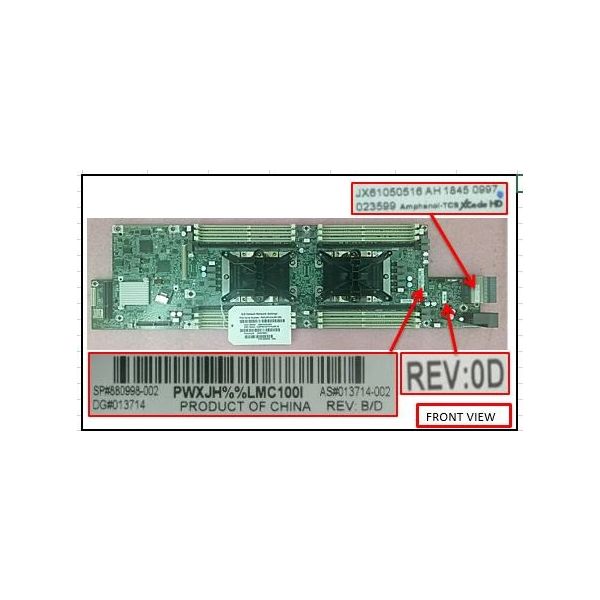 HP SPS-PCA Sys Board w/2SFF drive backplane (880998-002)