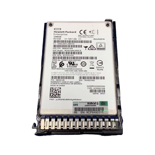 HP SPS-DRV SSD 3.2TB 12G 2.5 SAS MU (N9Z13A)