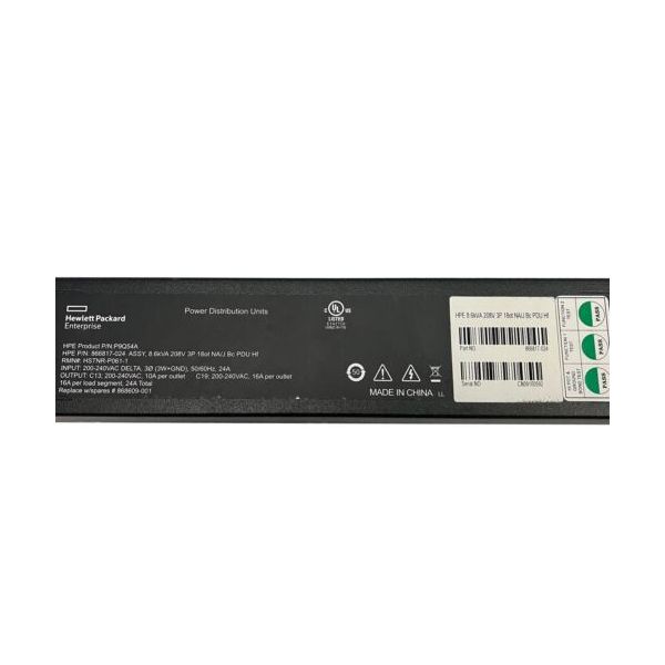 HP SPS-PDU 7.3kVA 230V 12out INTL Bsc 1U (P9Q60A)