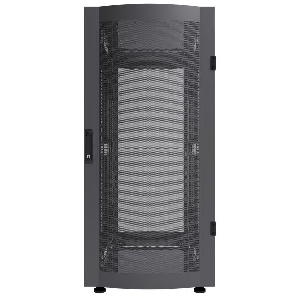 Intellinet 19" serverkast vrijstaand, 36U, 600x1200 mm (breedte x diepte), zwart, bouwpakket (flatpack), max. 1500 kg, meerpuntsdeurslot, 1 slot per zijpaneel, bruikbare diepte 123–973 mm, IP20, staal (713696)