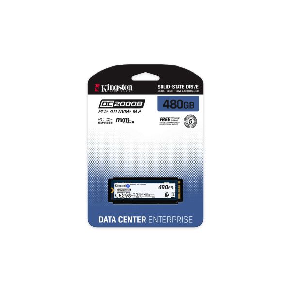Kingston Technology 480G DC2000B M.2 4.0 M.2 2280 SSD (SEDC2000BM8/480G)
