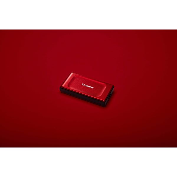 Kingston Technology 2TB XS1000 Red External USB 3.2 Gen 2 Draagbare Solid State Drive (SXS1000R/2000G)