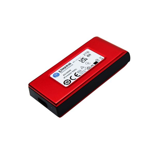 Kingston Technology 2TB XS1000 Red External USB 3.2 Gen 2 Draagbare Solid State Drive (SXS1000R/2000G)