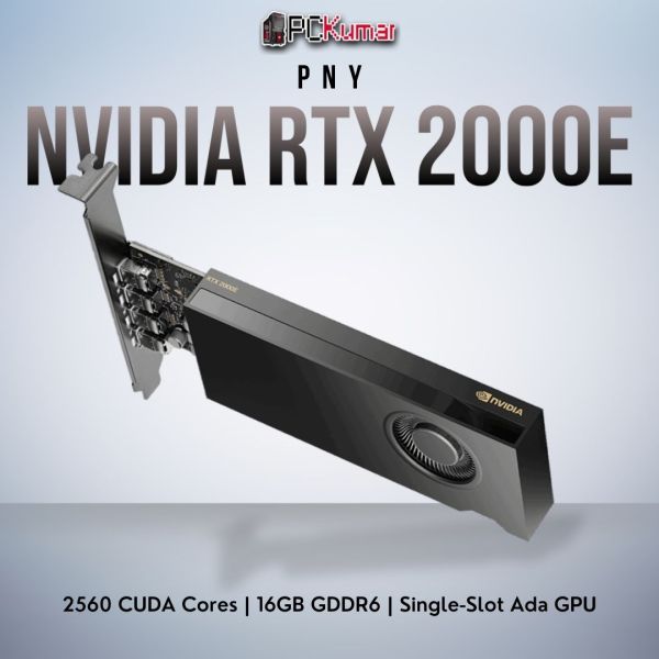 PNY NVIDIA RTX 2000E Ada Generation Low Profile 16GB GDDR6 (VCNRTX2000EADA-SB)