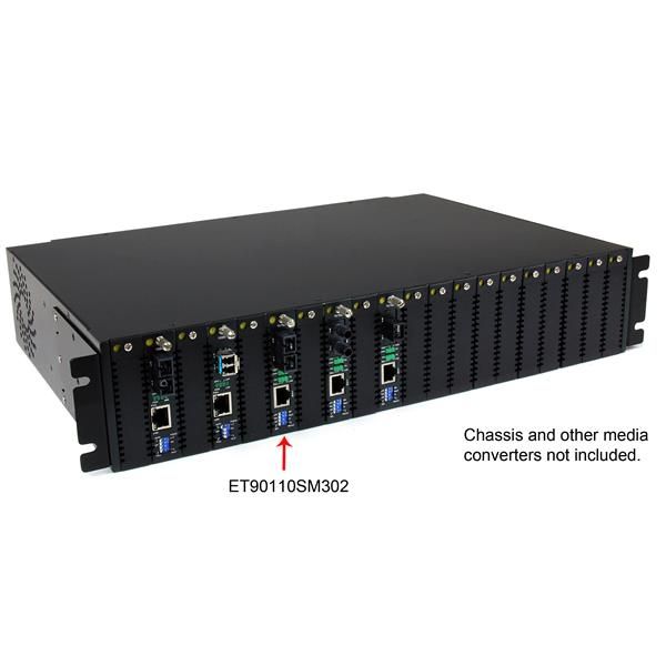 StarTech.com 10/100 Mbit Single-Mode Glasvezel Converter SC 30 km (ET90110SM302)
