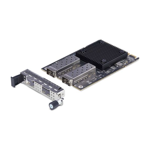 StarTech.com 2-Port 10Gbps SFP+ OCP 3.0 Server Netwerkkaart met Intel X710, SFF 4C+ Compatibel, Dual Port OCP NIC, 1000Base-T/10GBase-T, Windows & Linux (O1210I-NETWORK-CARD)