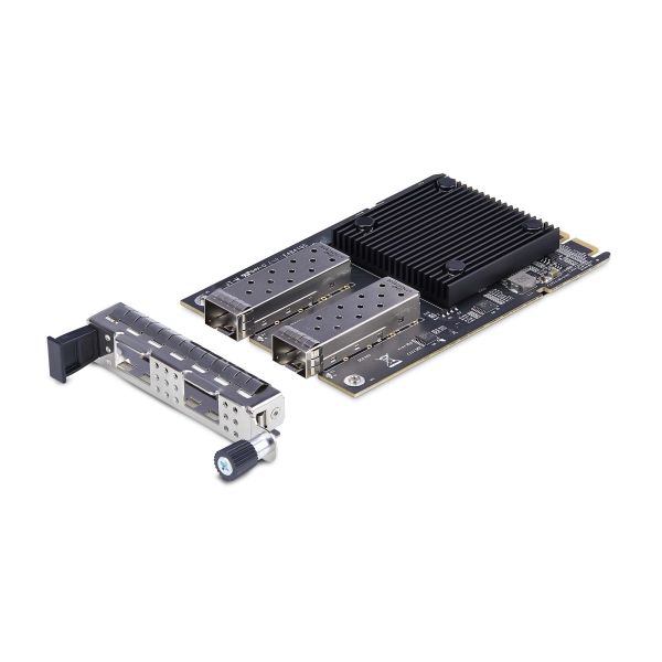 StarTech.com 2-Port 10Gbps SFP+ OCP 3.0 Server Netwerkkaart met Intel X710, SFF 4C+ Compatibel, Dual Port OCP NIC, 1000Base-T/10GBase-T, Windows & Linux (O1210I-NETWORK-CARD)