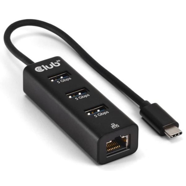 CLUB3D CSV-1549 interface hub USB Type-C 5000 Mbit/s Zwart (CSV-1549)
