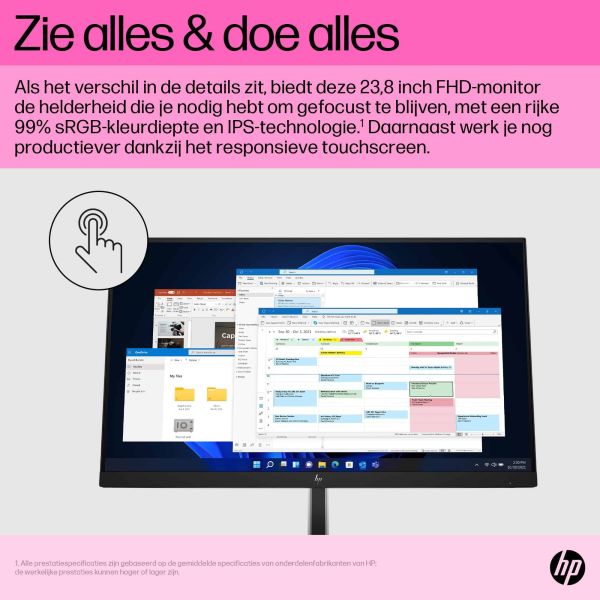 HP E24t G5 FHD Touch Monitor (6N6E6AA)