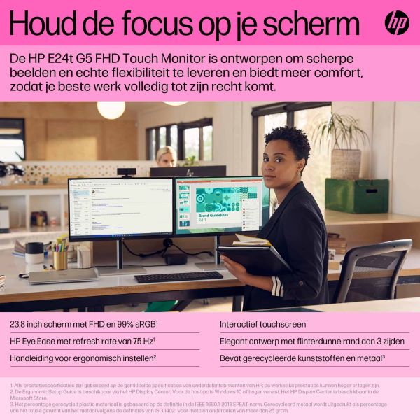 HP E24t G5 FHD Touch Monitor (6N6E6AA)