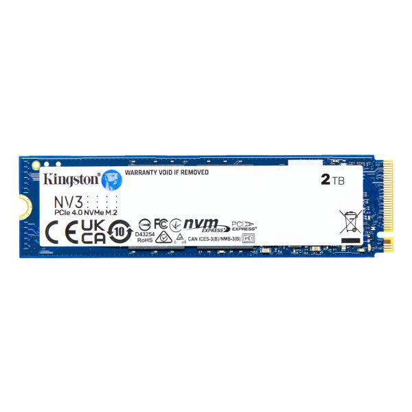 Kingston Technology 2000G NV3 M.2 2280 NVMe SSD (SNV3S/2000G) Kingston Technology 2000G NV3 M.2 2280 NVMe SSD (SNV3S/2000G)