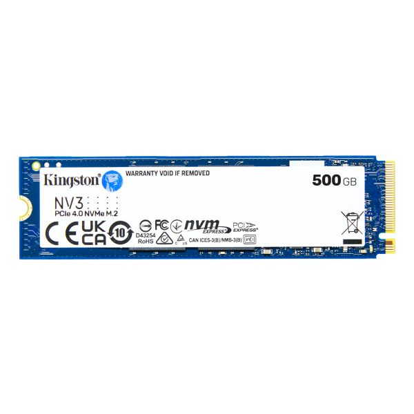 Kingston Technology 500G NV3 M.2 2280 NVMe SSD (SNV3S/500G) Kingston Technology 500G NV3 M.2 2280 NVMe SSD (SNV3S/500G)