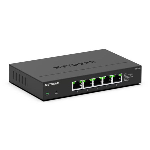 NETGEAR MS305E Unmanaged 2.5G Ethernet (100/1000/2500) Zwart (MS305E-100EUS)