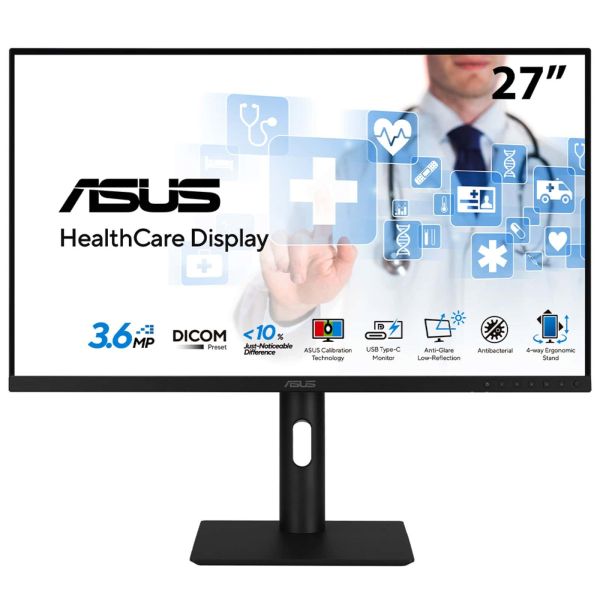 ASUS HA2741A computer monitor 68,6 cm (27") 2560 x 1440 Pixels Quad HD LCD Zwart (90LM08Z0-B01M70)